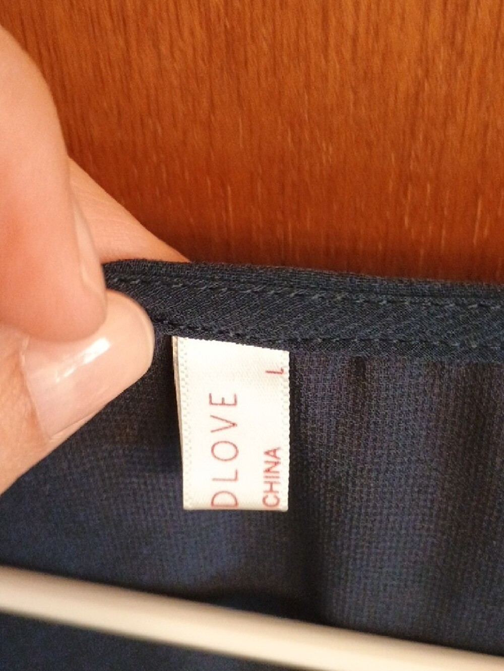 Navy V-Neck Short Sleeve Swim Cover Up - Picture 3 of 5